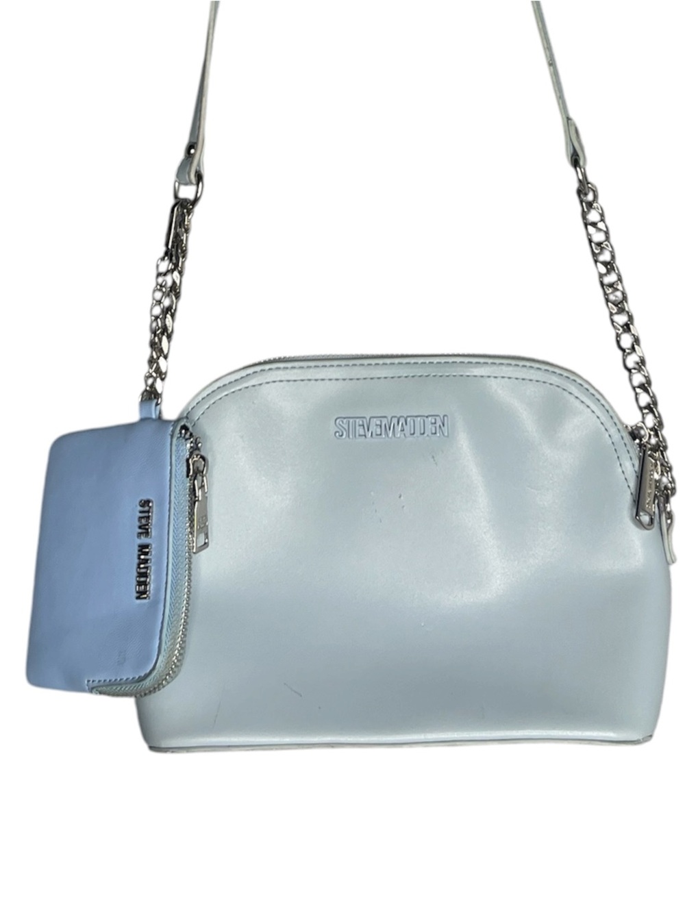 Steve Madden Bmagg-ee Dome Crossbody Bag Set - Light Baby Blue